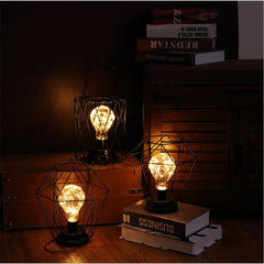 Minimalist hollow table lamps